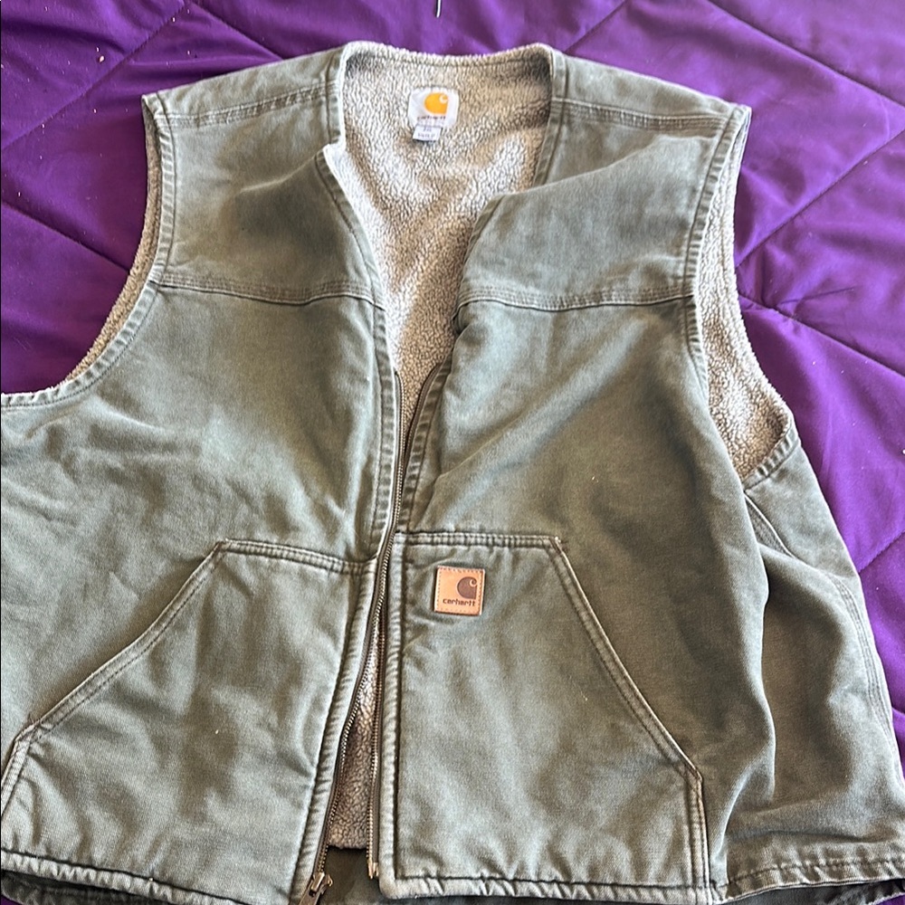 Carhartt Olive Green Vest